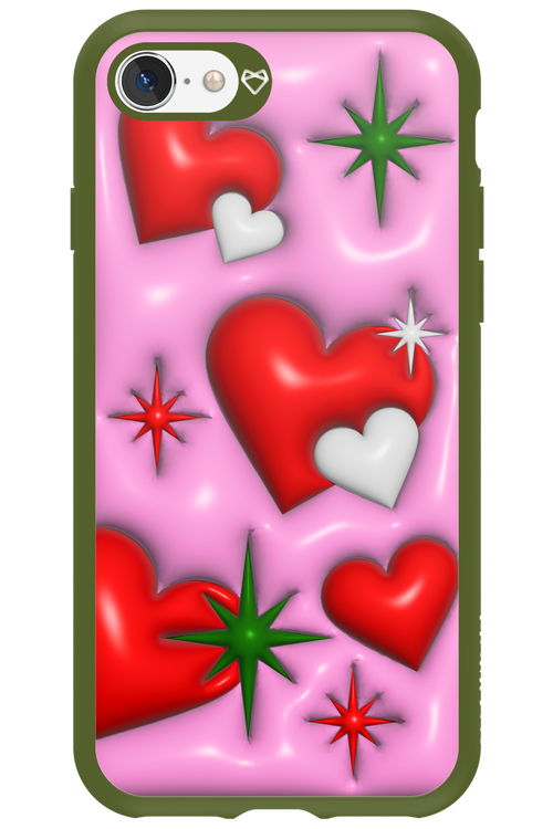 Holiday Hearts - Apple iPhone SE 2020