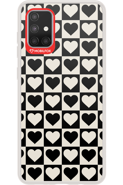 Checkered Heart - Samsung Galaxy A71