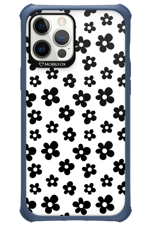 Monochrome Flowers  - Apple iPhone 12 Pro Max