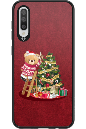 Christmas Bear (Burgundy) - Samsung Galaxy A50