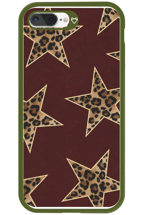 Wild Stars Burgundy - Apple iPhone 8 Plus
