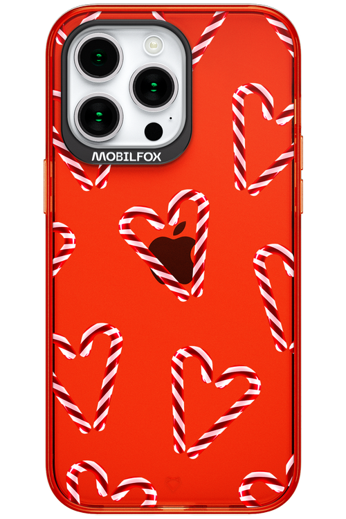 Candy Cane Hearts - Apple iPhone 15 Pro Max