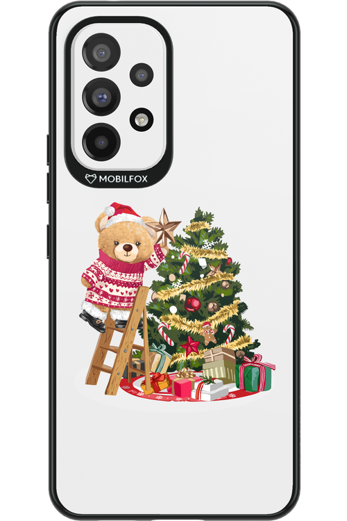 Christmas Bear (Transparent) - Samsung Galaxy A53