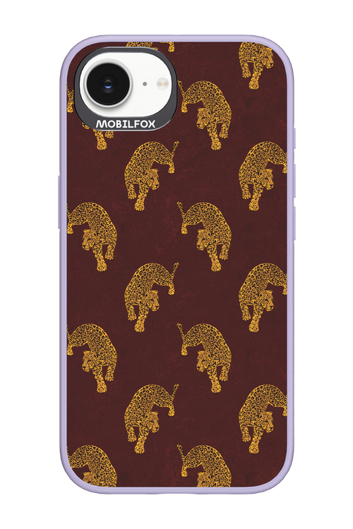 Burgundy Leopard Pattern - Apple iPhone 16e