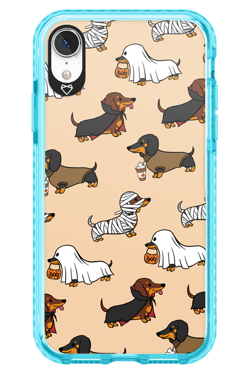 Scary Dachshund - Apple iPhone XR