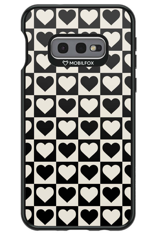 Checkered Heart - Samsung Galaxy S10e