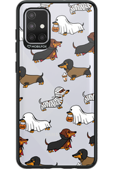Scary Dachshund (Transparent) - Samsung Galaxy A71