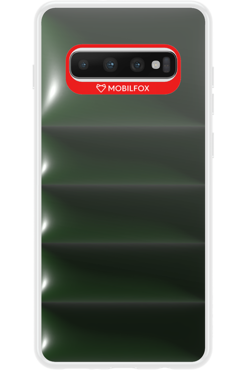 Earth Green Puffer Case - Samsung Galaxy S10+