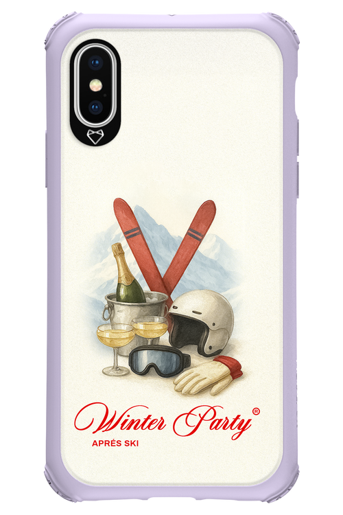 Winter Ski Party - Apple iPhone XS