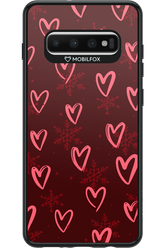 Christmas Hearts - Samsung Galaxy S10+