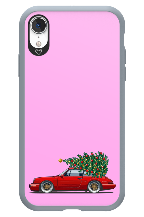 XMAS Car Pink - Apple iPhone XR