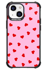 Sprinkle Heart Pink - Apple iPhone 13 Mini