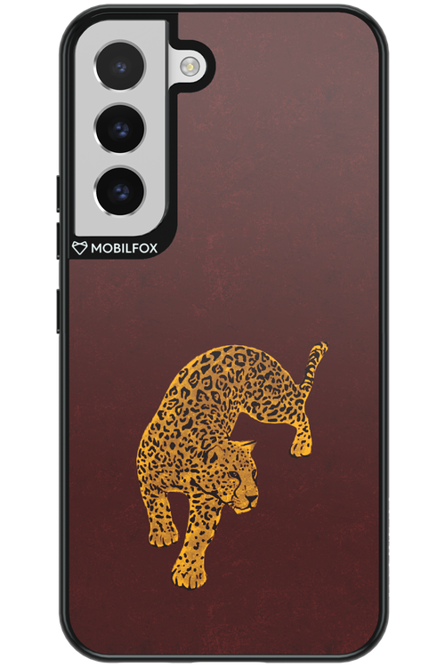 Burgundy Leopard - Samsung Galaxy S22