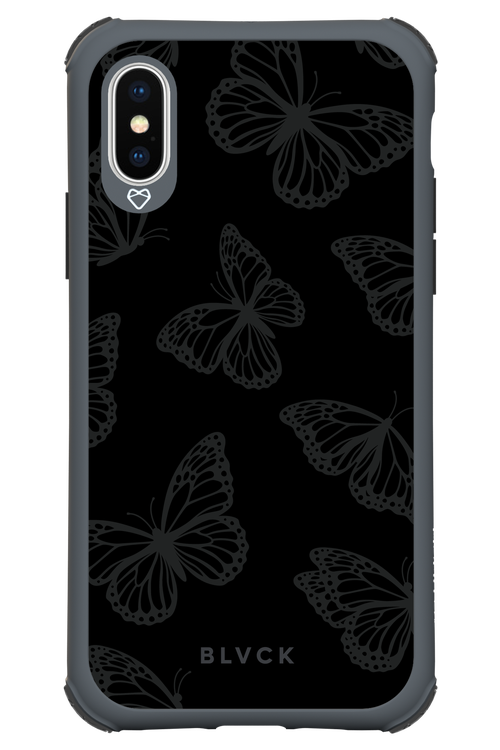 Black Butterflies - Apple iPhone XS