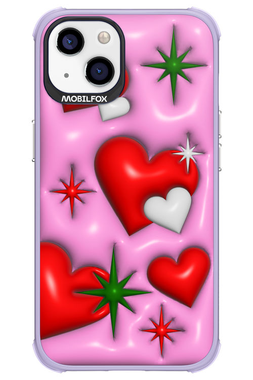 Holiday Hearts - Apple iPhone 13