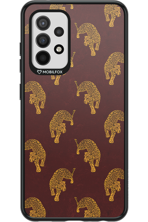 Burgundy Leopard Pattern - Samsung Galaxy A52 / A52 5G / A52s