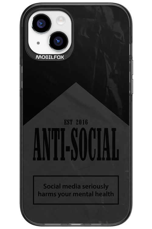 ANTI-SOCIAL (BLVCK) 2.0 - Apple iPhone 15 Plus