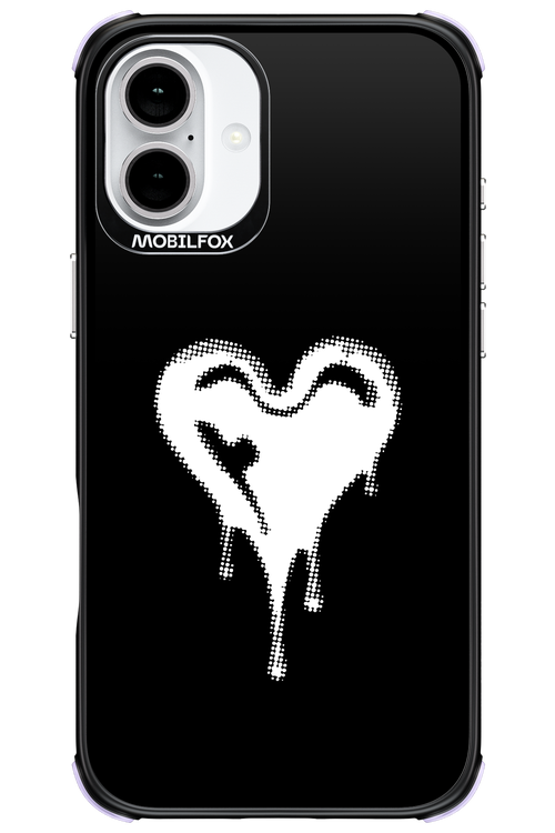 Heart Black - Apple iPhone 16 Plus