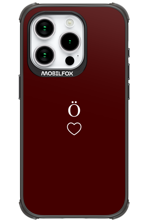 O Burgundia II 2.0 - Apple iPhone 15 Pro
