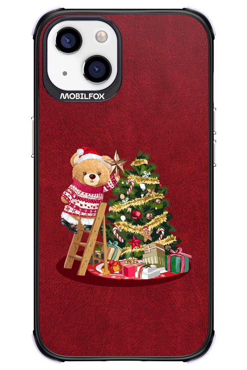 Christmas Bear (Burgundy) - Apple iPhone 13
