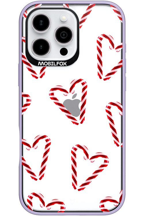 Candy Cane Hearts - Apple iPhone 16 Pro Max