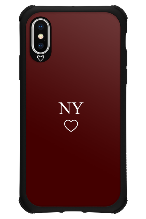 NY Burgundia 2.0 - Apple iPhone XS