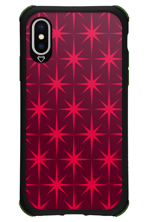 Burgundy Starss - Apple iPhone X