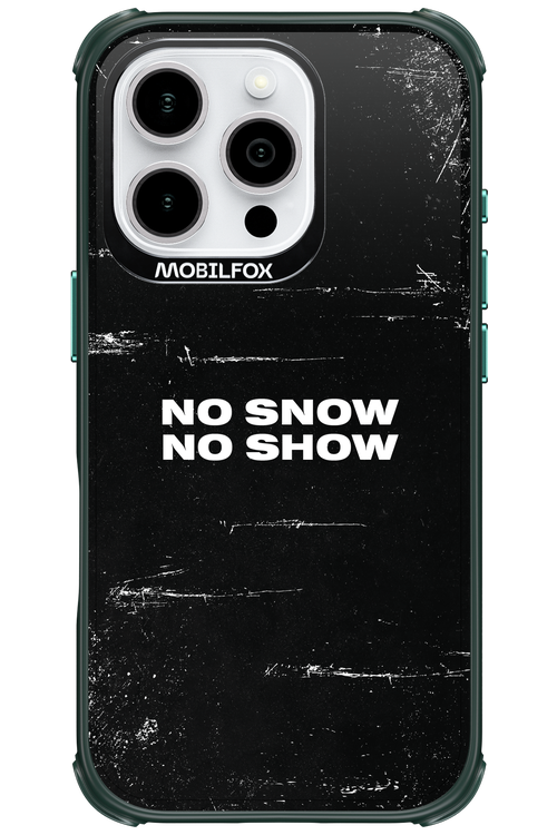 No snow, no show - Apple iPhone 16 Pro