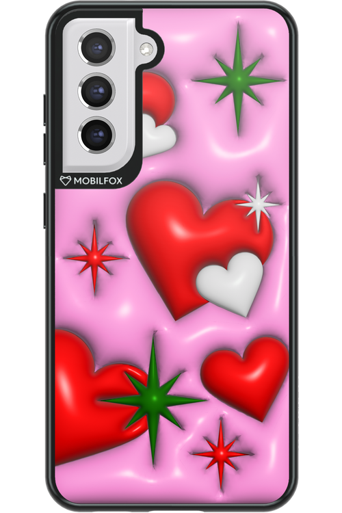 Holiday Hearts - Samsung Galaxy S21 FE
