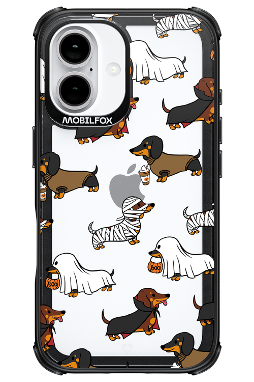Scary Dachshund (Transparent) - Apple iPhone 16