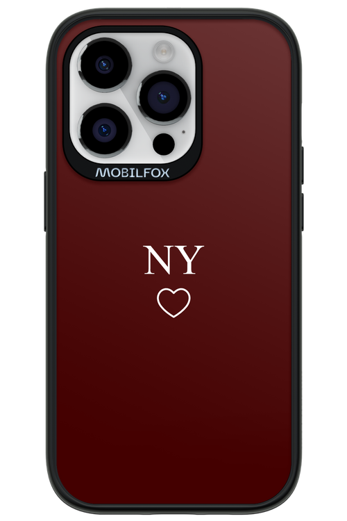 NY Burgundia 2.0 - Apple iPhone 14 Pro