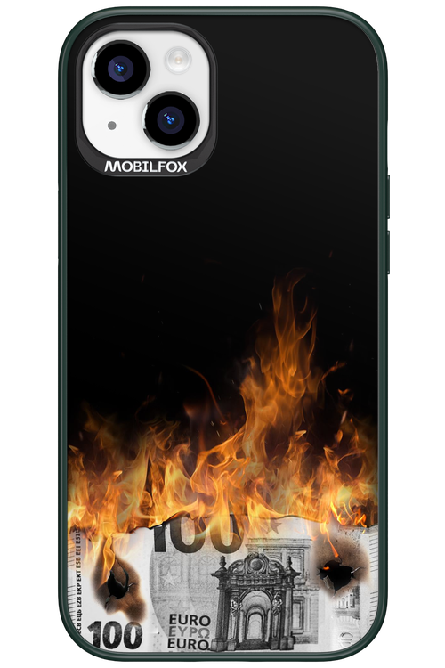 Money Burn Euro - Apple iPhone 15 Plus