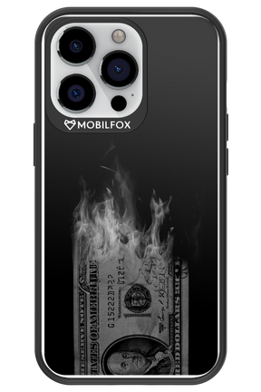Money Burn B&W - Apple iPhone 13 Pro