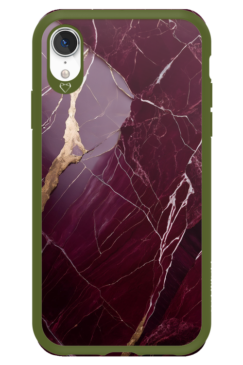 Burgundy Marble - Apple iPhone XR