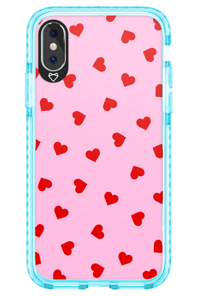 Sprinkle Heart Pink - Apple iPhone X