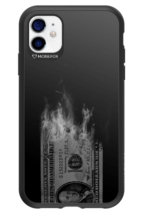 Money Burn B&W - Apple iPhone 11