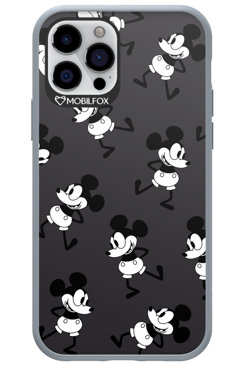 Iconic Mouse (antracite pattern) - Apple iPhone 12 Pro
