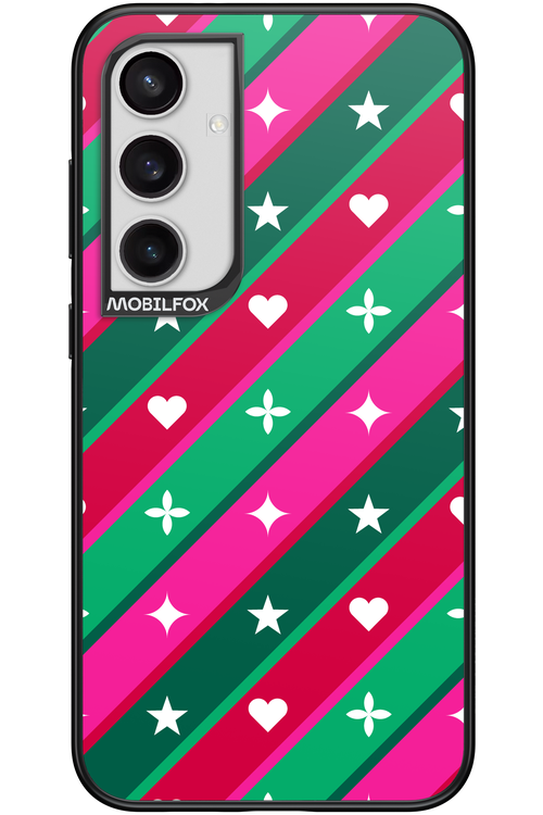 Christmas Stripes - Samsung Galaxy S24+