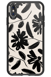 Monochrome Flowerss - Apple iPhone XS Max