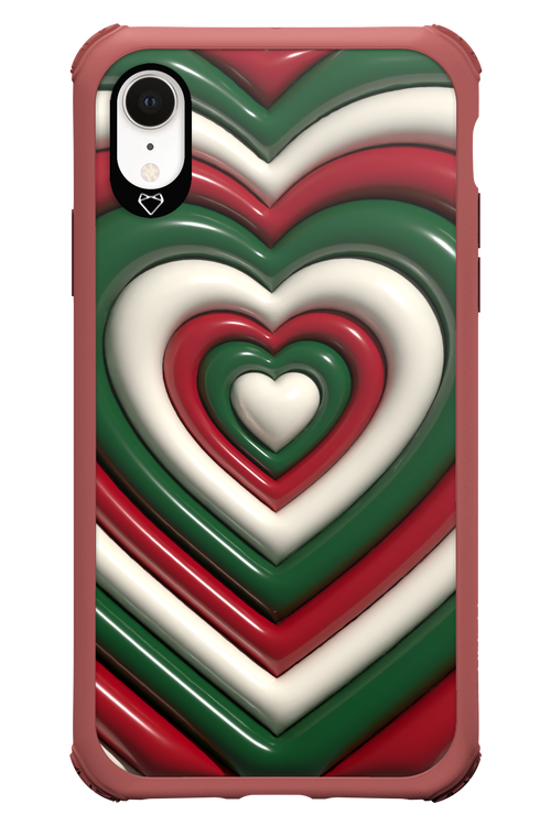 XMAS Hearts - Apple iPhone XR
