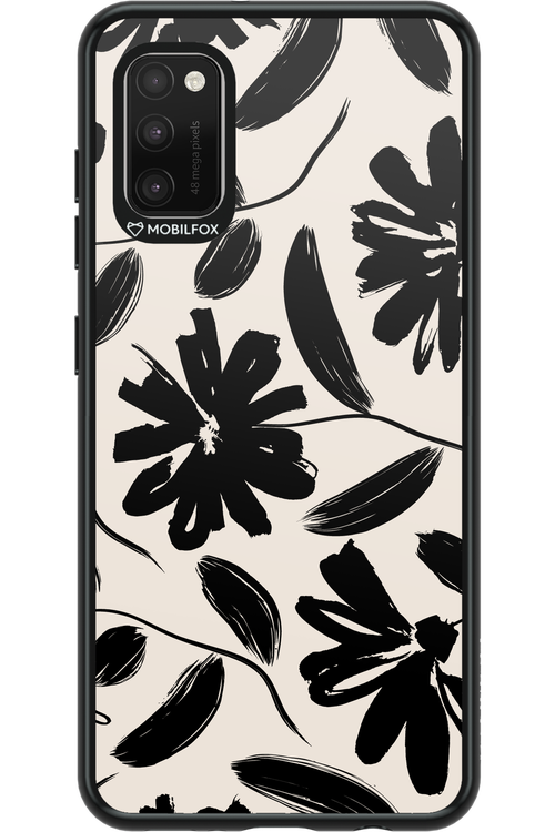 Monochrome Flowerss 2.0 - Samsung Galaxy A41