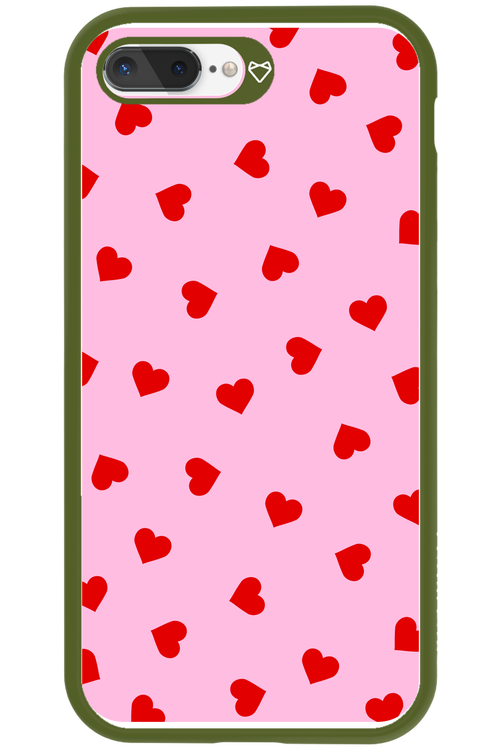 Sprinkle Heart Pink - Apple iPhone 8 Plus