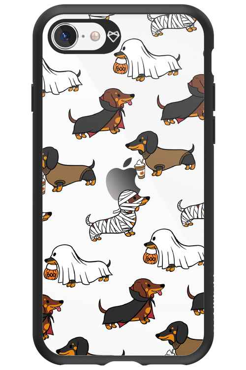 Scary Dachshund (Transparent) - Apple iPhone SE 2022