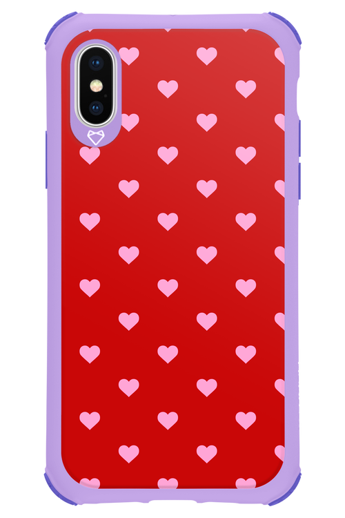 Simple Sweet Red - Apple iPhone X