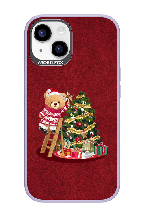 Christmas Bear (Burgundy) - Apple iPhone 14