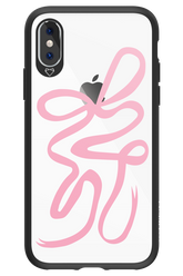 Pink Bow - Apple iPhone X