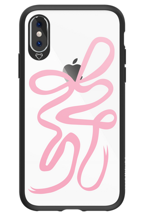 Pink Bow - Apple iPhone X