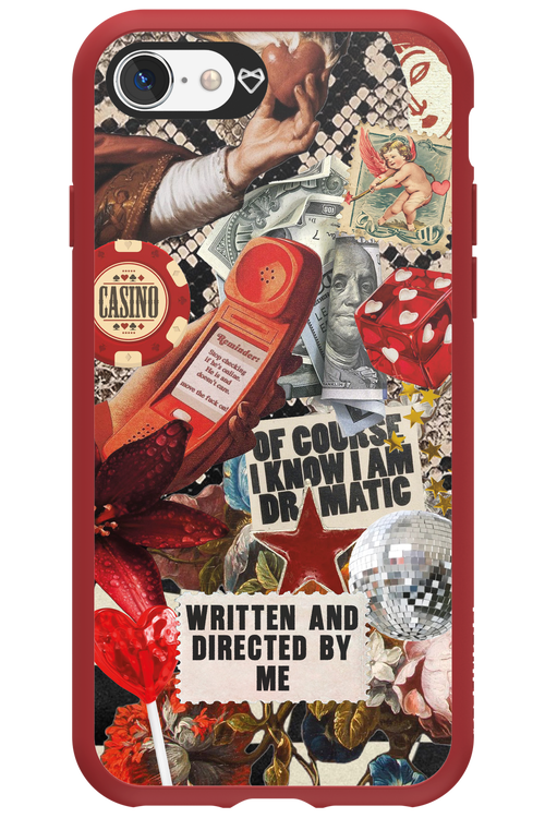 RED VINTAGE - Apple iPhone 8