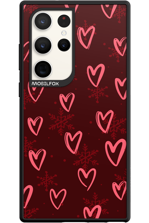 Christmas Hearts - Samsung Galaxy S23 Ultra