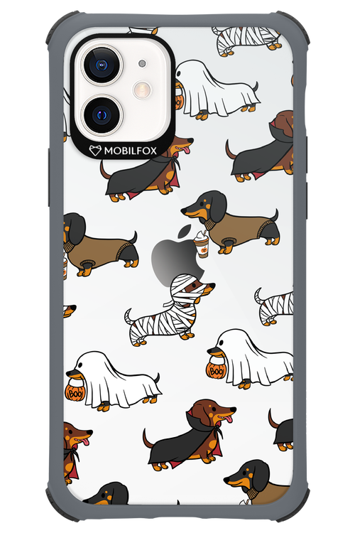 Scary Dachshund (Transparent) - Apple iPhone 12